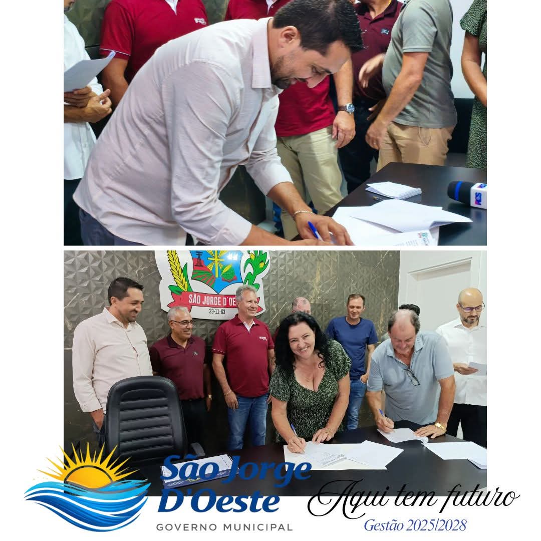 Prefeito destaca parceria da Câmara de Vereadores durante ato com a empresa Pinheiro & Folletto