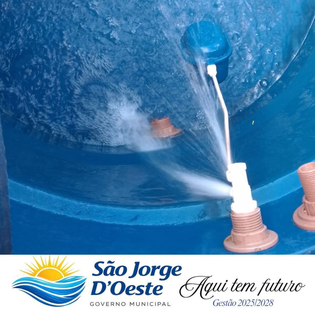 Escolas de São Jorge D’Oeste recebem limpeza de caixas d’água e dedetização preventiva