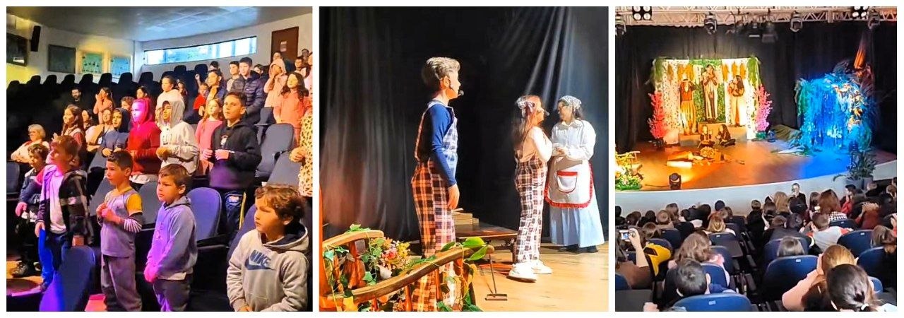 Promovido pela Administração Municipal, teatro do Maio Laranja mobiliza estudantes