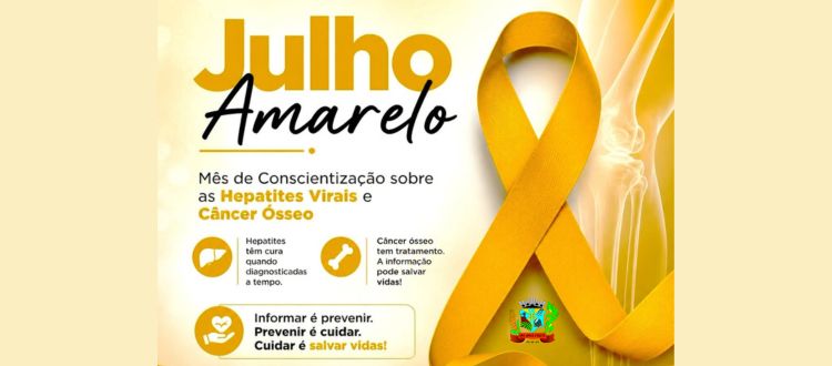  Julho Amarelo: mês de conscientização sobre as Hepatites Virais e o Câncer Ósseo