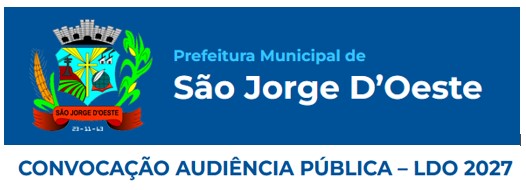 CONVOCAÇÃO AUDIÊNCIA PÚBLICA – LDO 2027