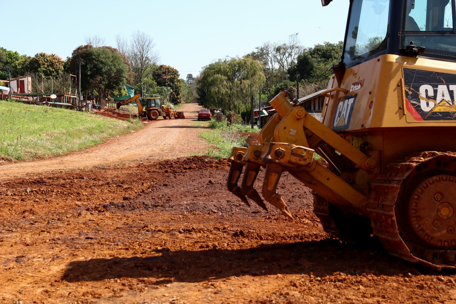 Obras avançam em Paranhos e na Avenida Santa Catarina em São Jorge D’Oeste